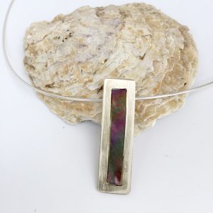 Ruth Langenbruch - Mother of Peal and Silver Necklace