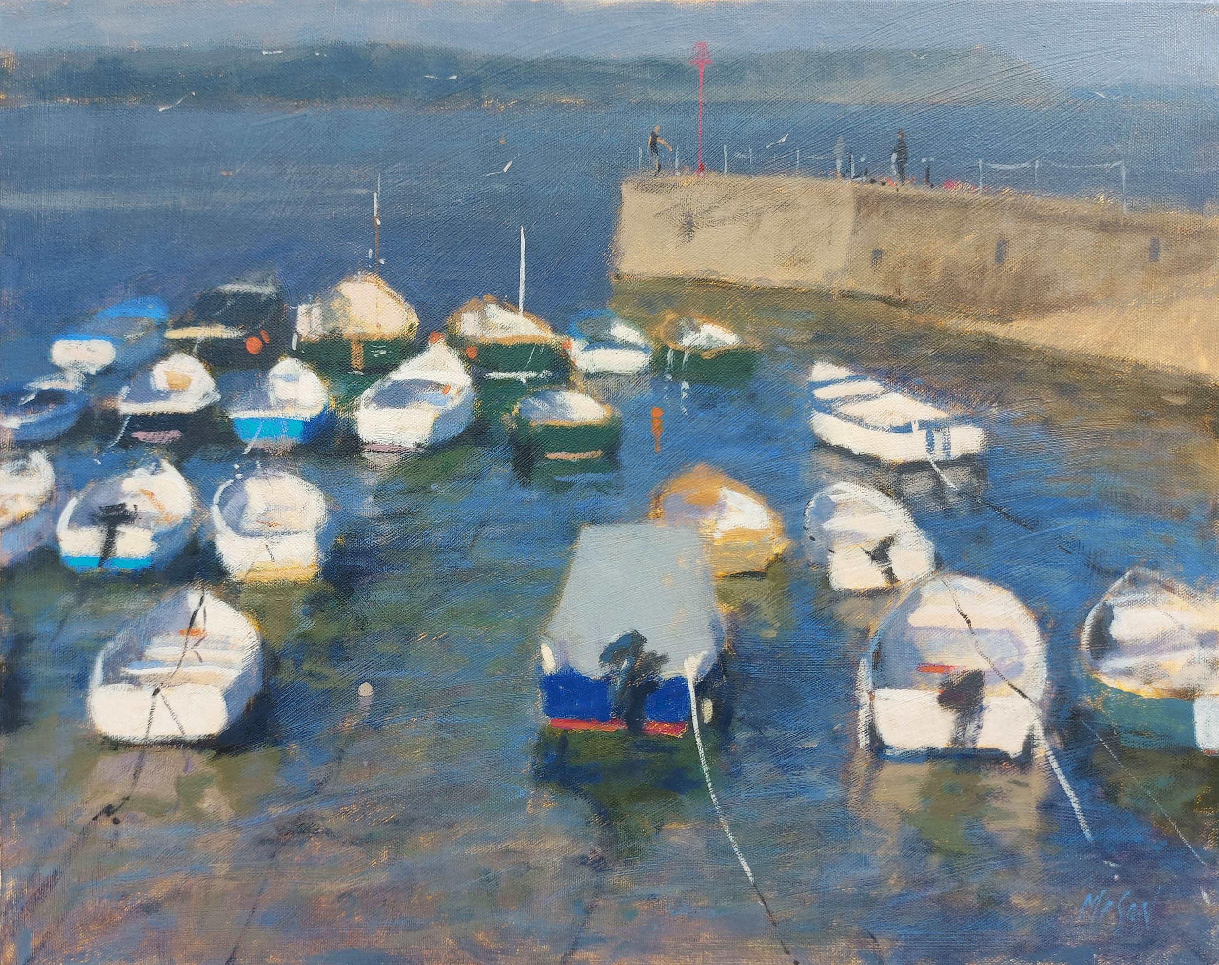 Robin Mason - Resting Boats, Portscatho