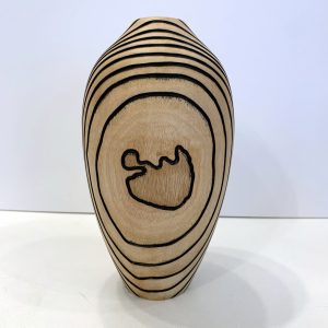 Howard Moody - Carved Ash Vase