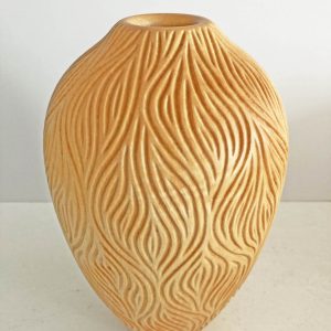 Howard Moody - Carved Sycamore Vase