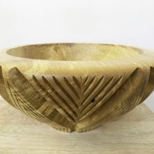 Howard Moody - Carved Sycamore Bowl