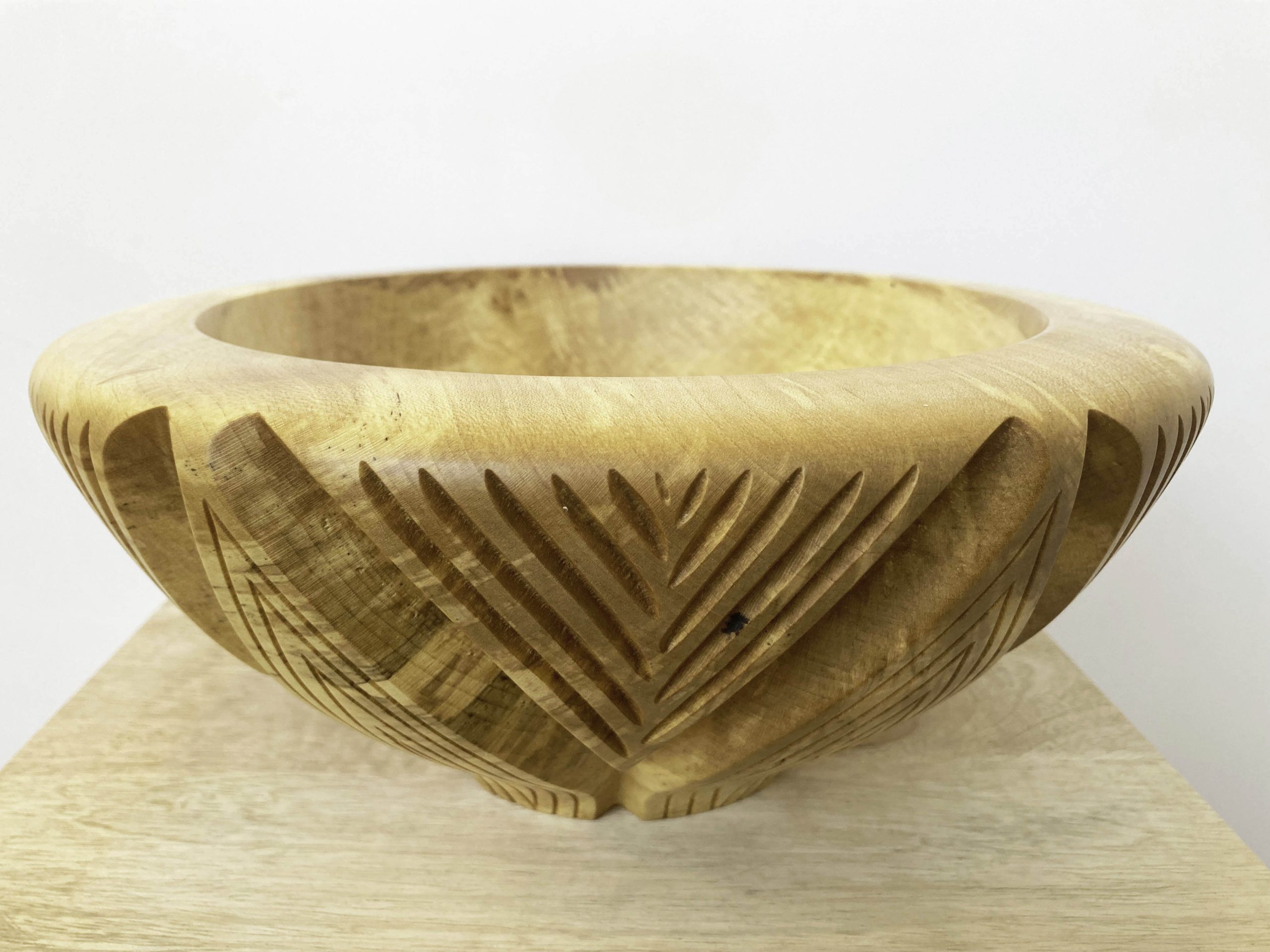 Howard Moody - Carved Sycamore Bowl