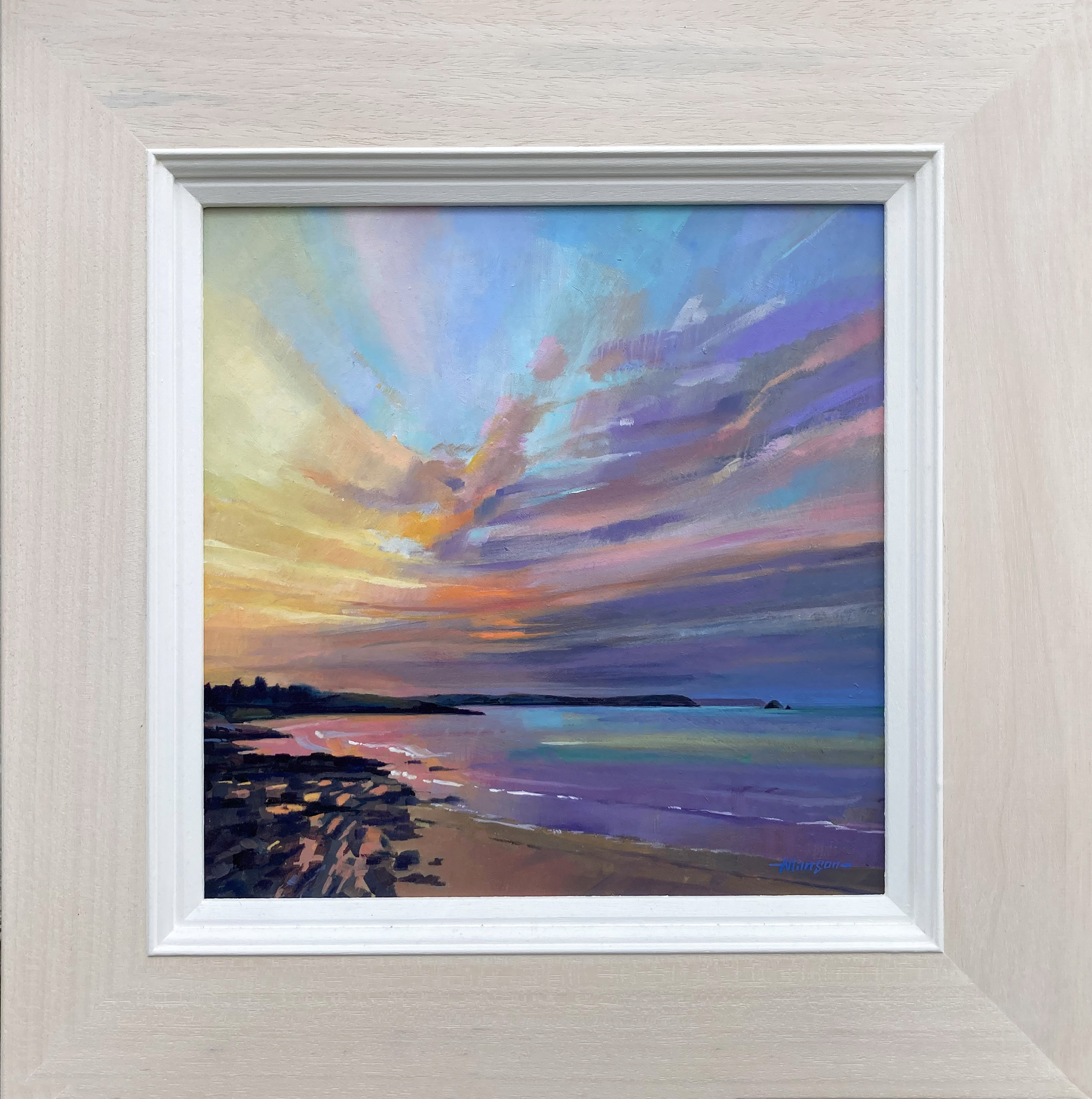 Andrew Allanson - Red Sky in the Morning, Nare Head - Image 2