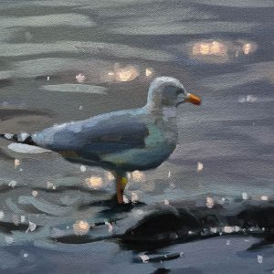 Jenny Aitken - Happy Fishing - Limpy the Gull