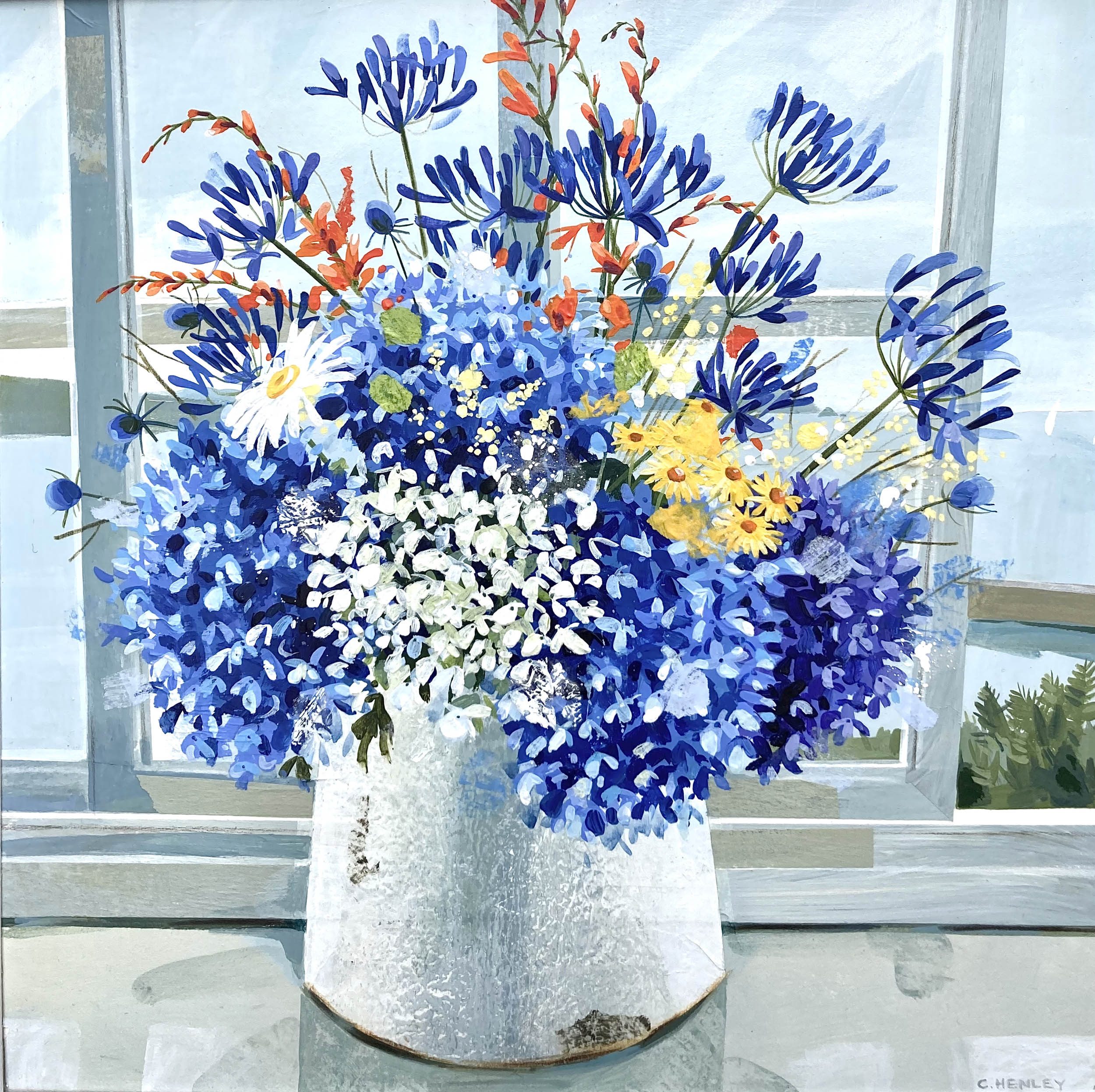 Claire Henley - July Flowers, Portscatho
