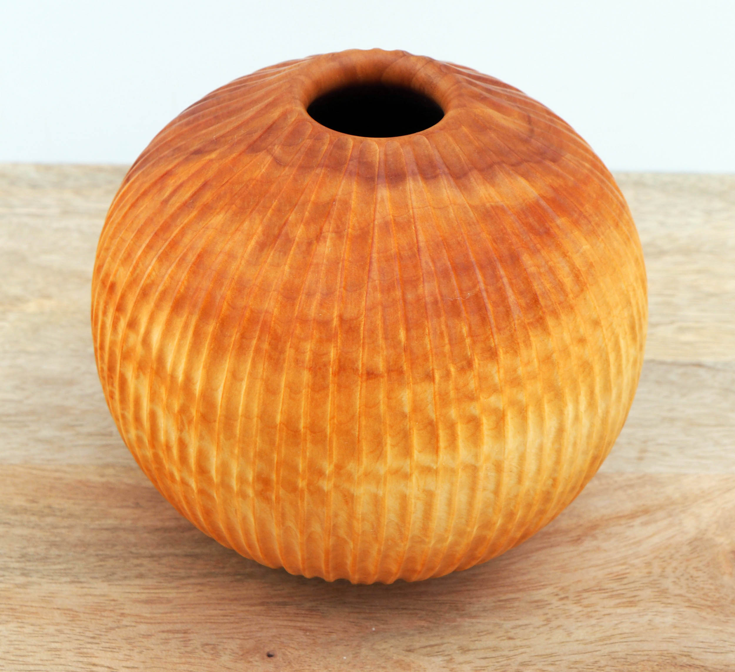 Howard Moody - Carved Apple Vase