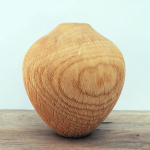 Howard Moody - Carved Ash Vase
