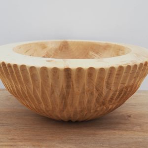 Howard Moody - Carved Sycamore Bowl III