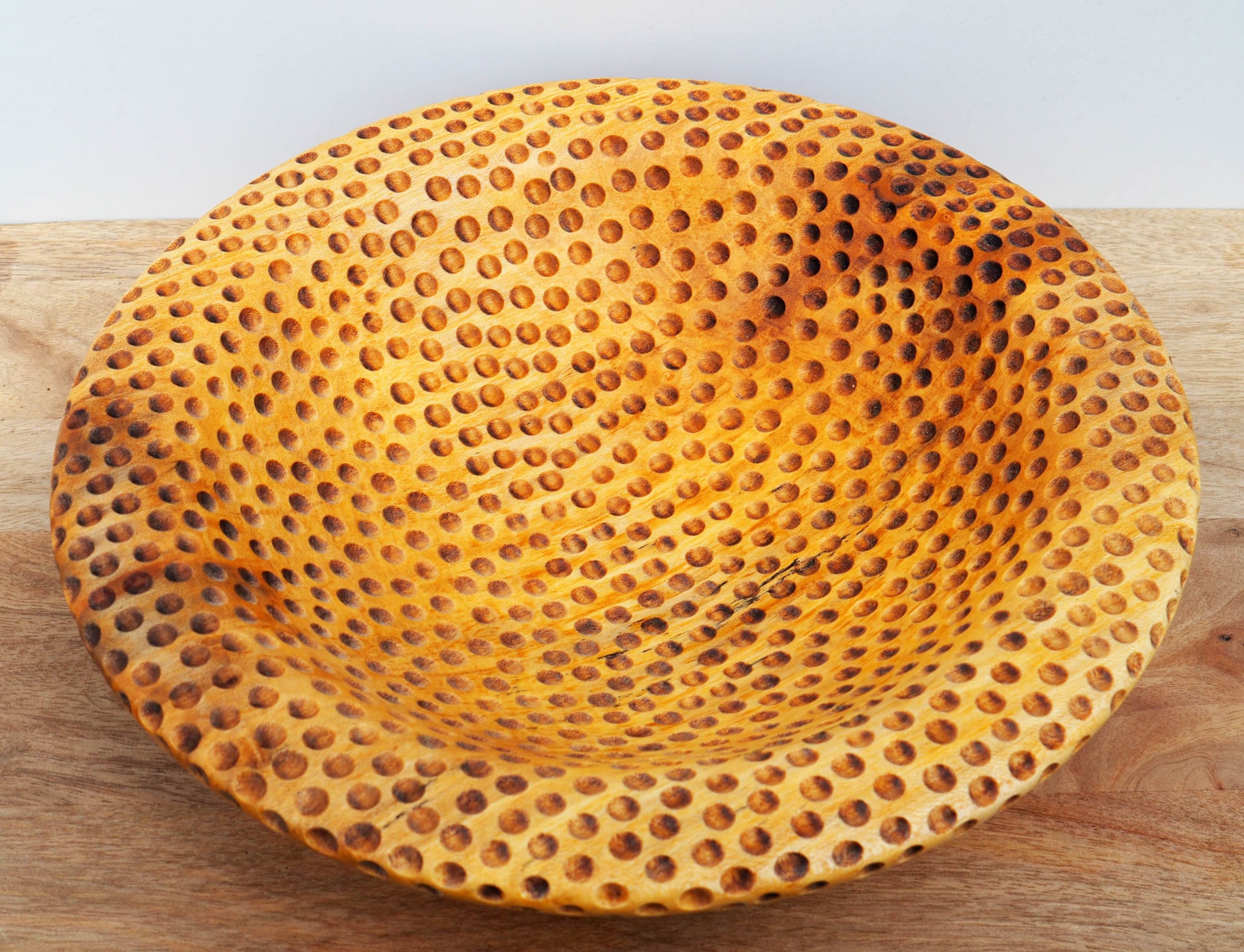 Howard Moody - Carved Sycamore Dish - Image 2