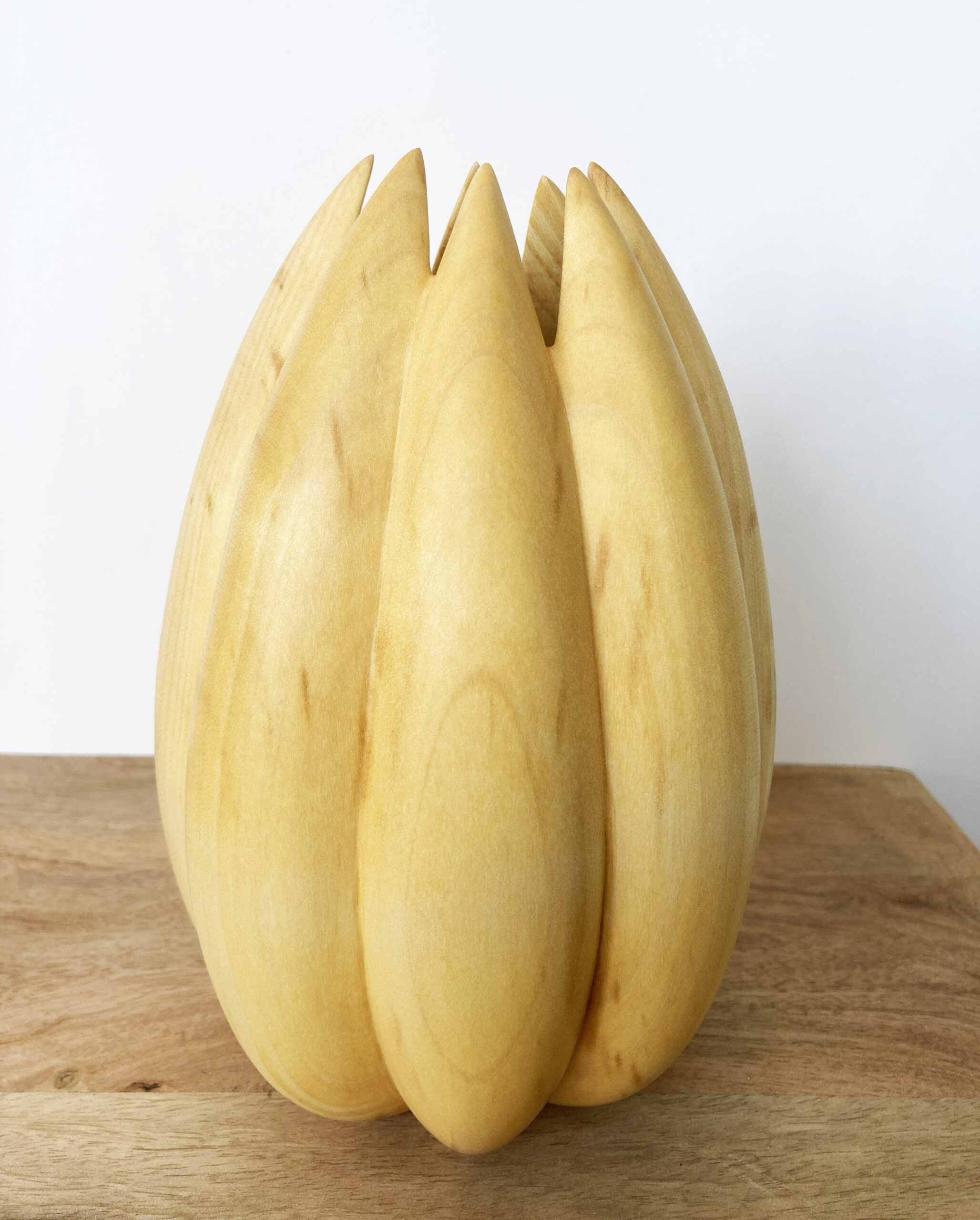 Howard Moody - Carved Sycamore Vase - Image 4