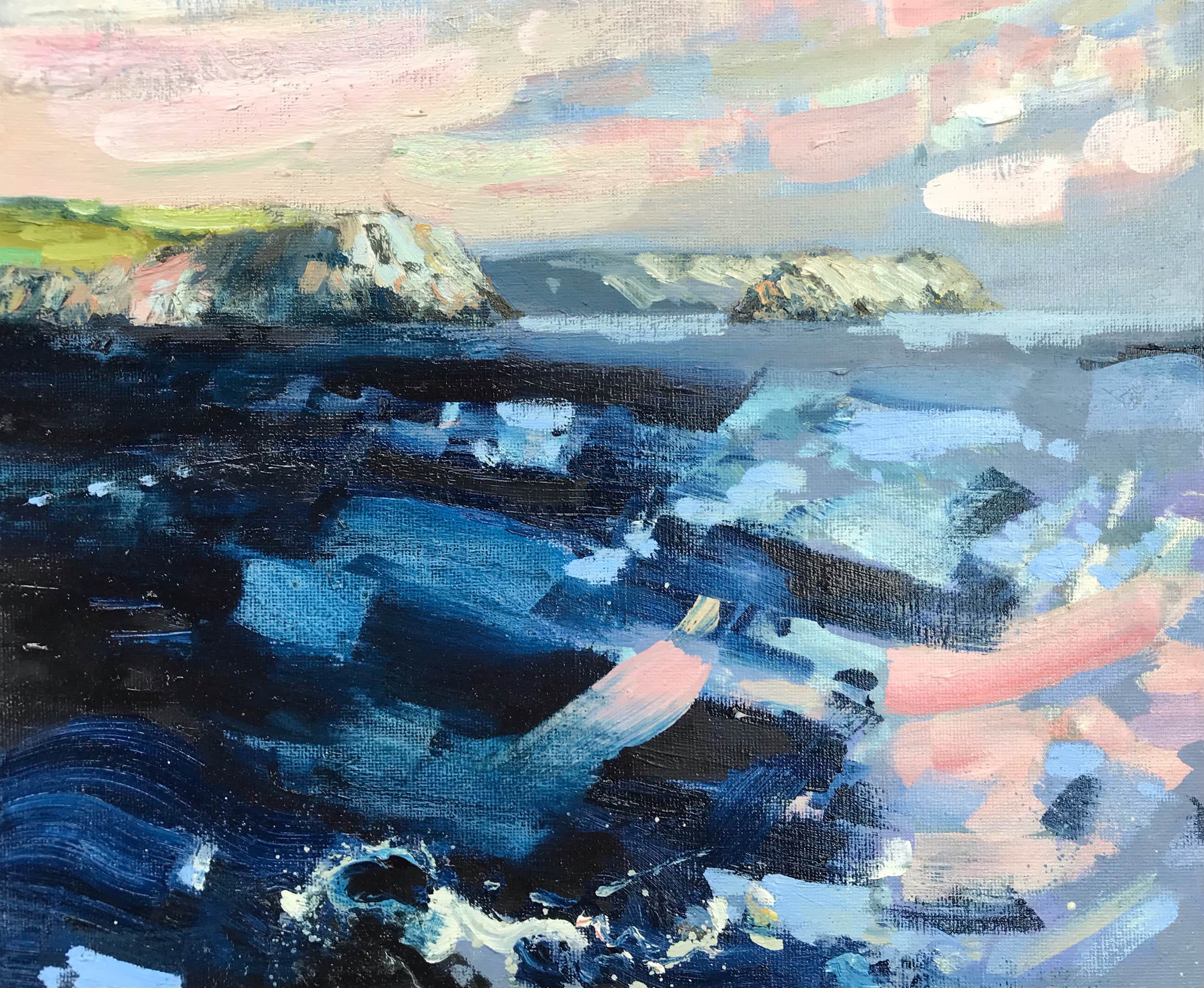 Jill Hudson - Indigo and Pink