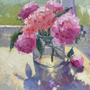 Clare Bowen - Peonies in Morning Light