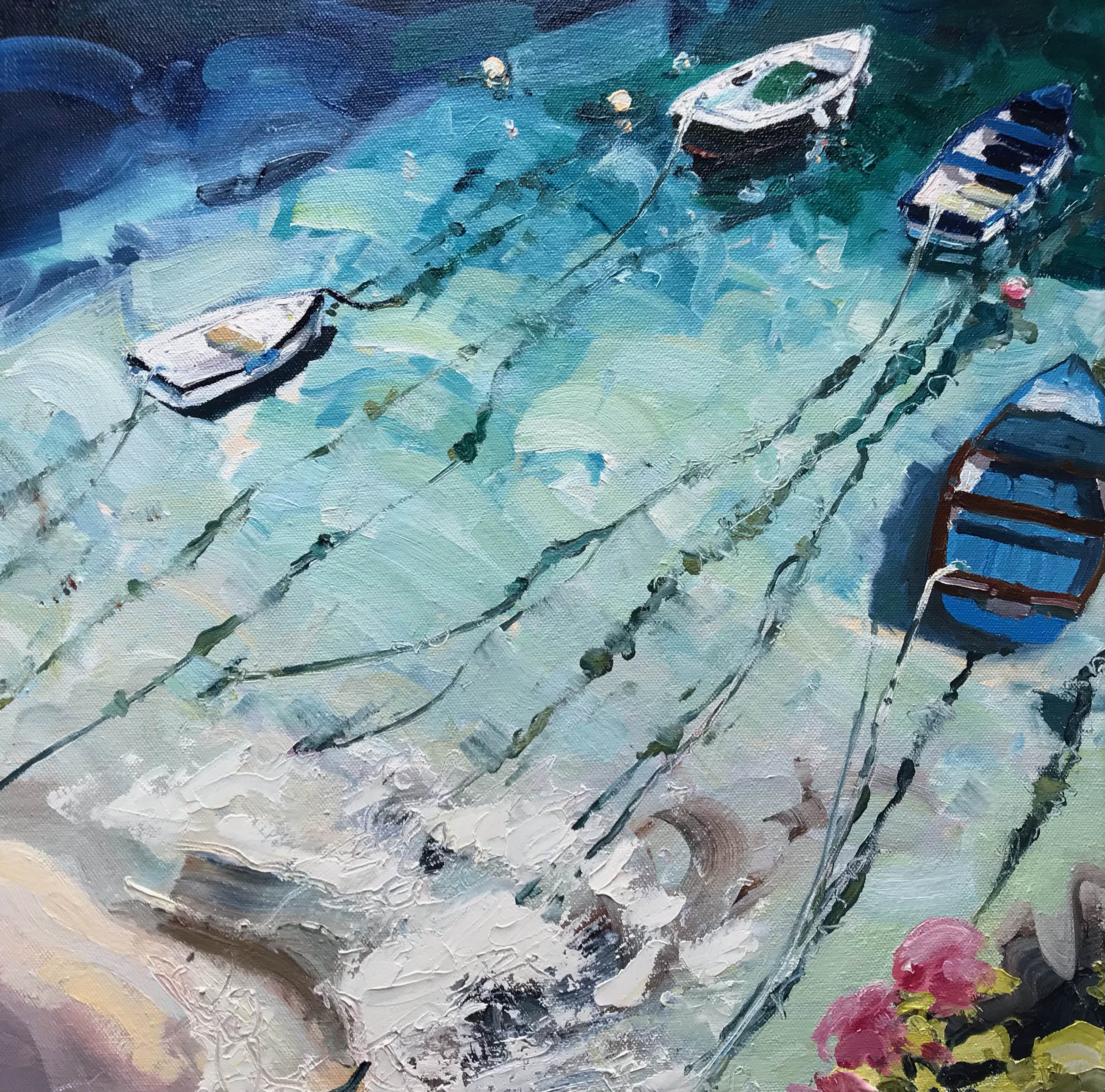 Jill Hudson - The Small Boats Portscatho