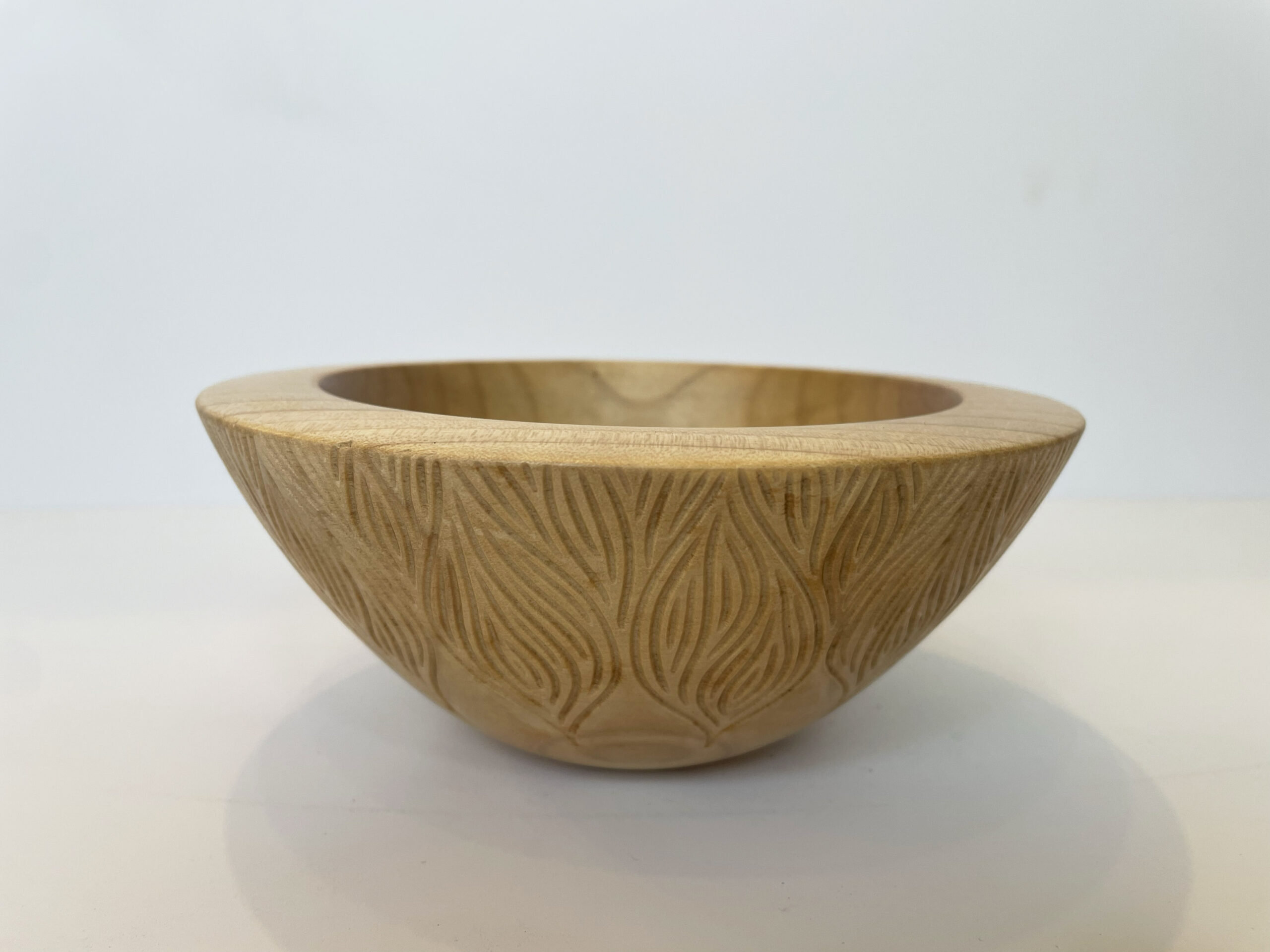 Howard Moody - Carved Magnolia Bowl - Image 4