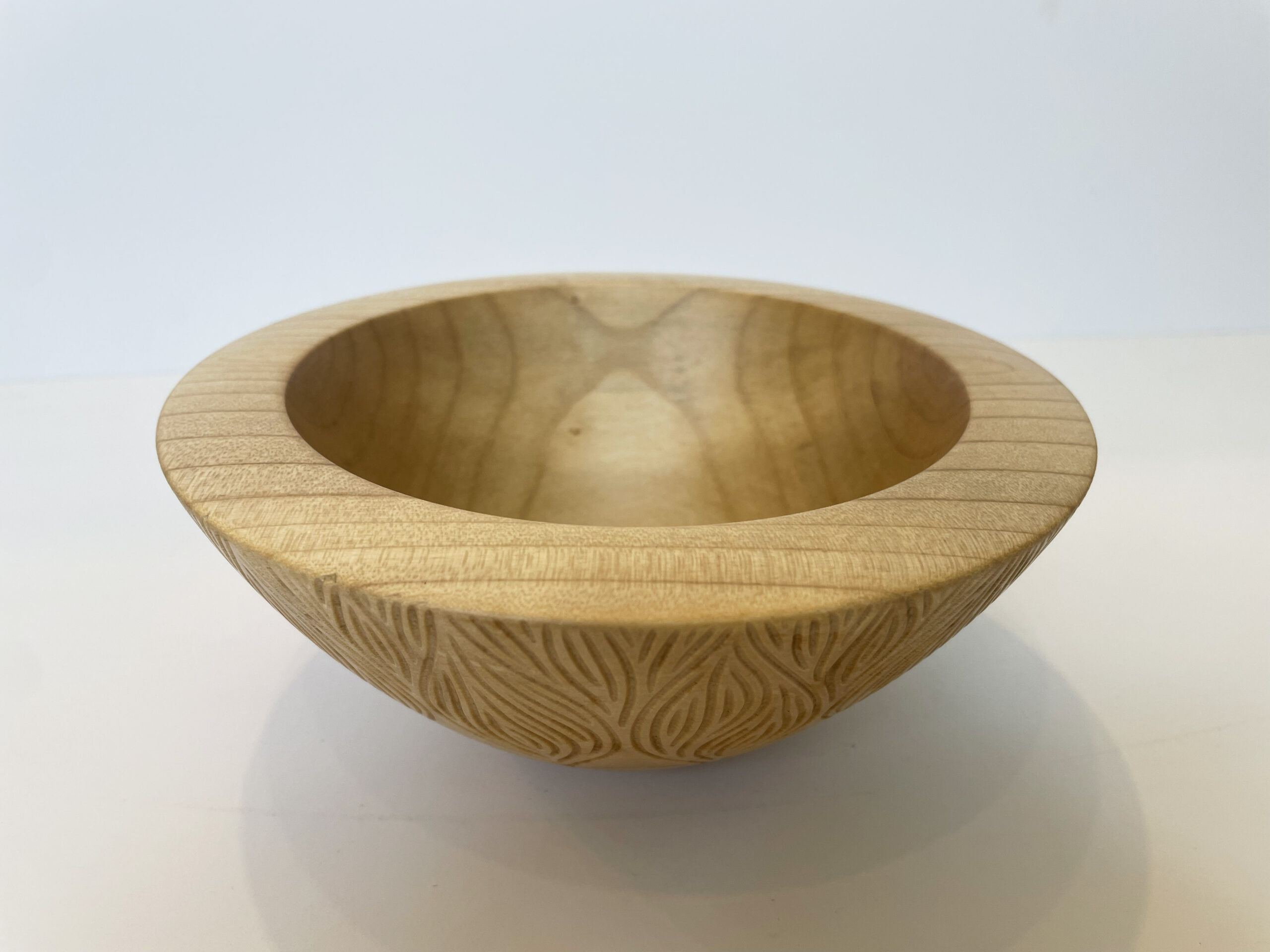 Howard Moody - Carved Magnolia Bowl - Image 3