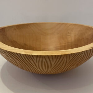 Howard Moody - Carved Apple Bowl
