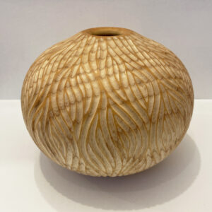 Howard Moody - Carved Ash Vase, No. 2