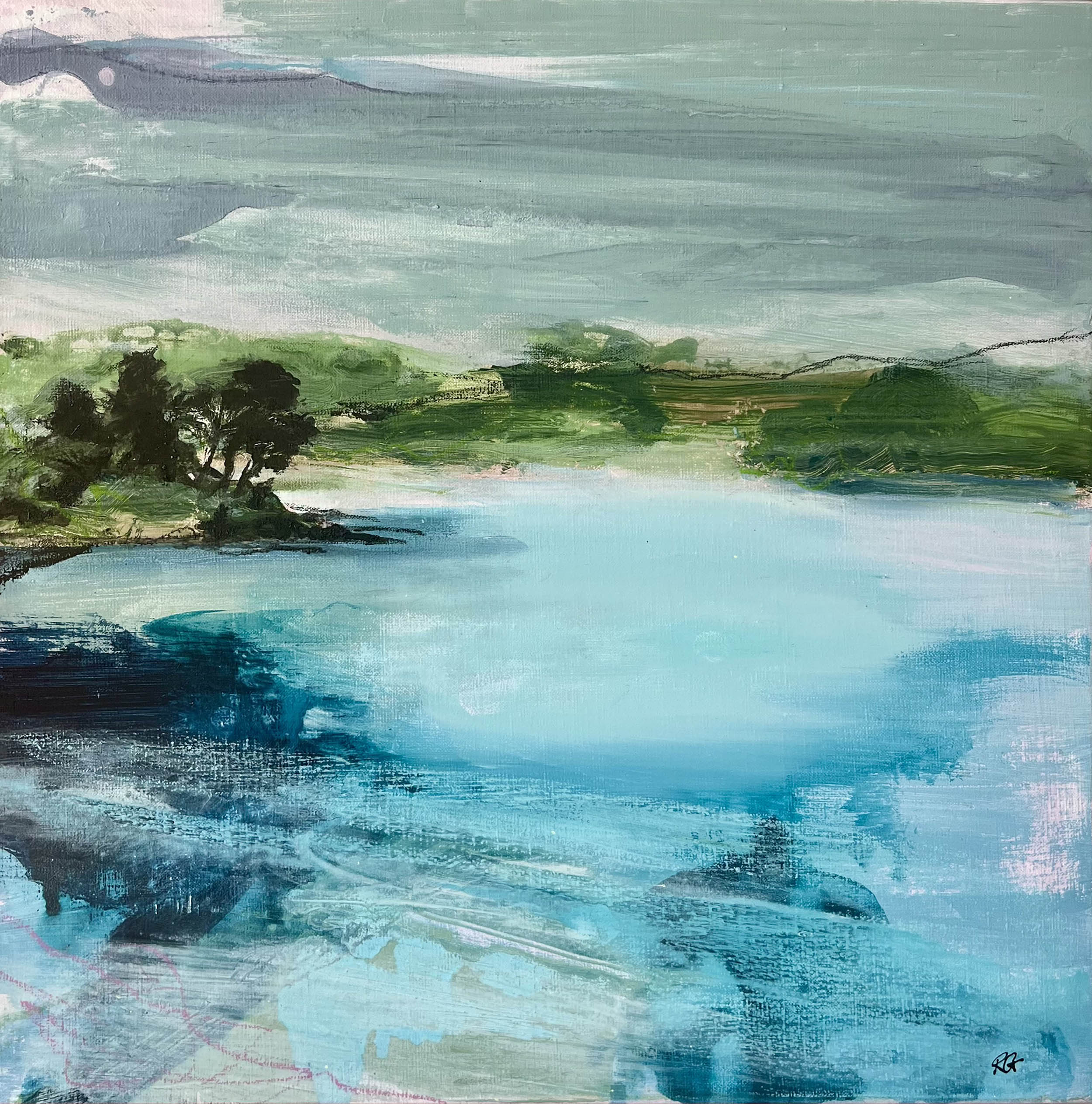 Ruth Gillbanks - Glassy Waters, Roseland Peninsula
