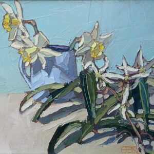 Ben Taffinder - Daffodils and Clematis