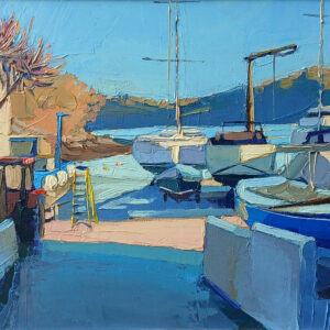 Ben Taffinder - Winter Sun, Freshwater Boatyard, St Mawes