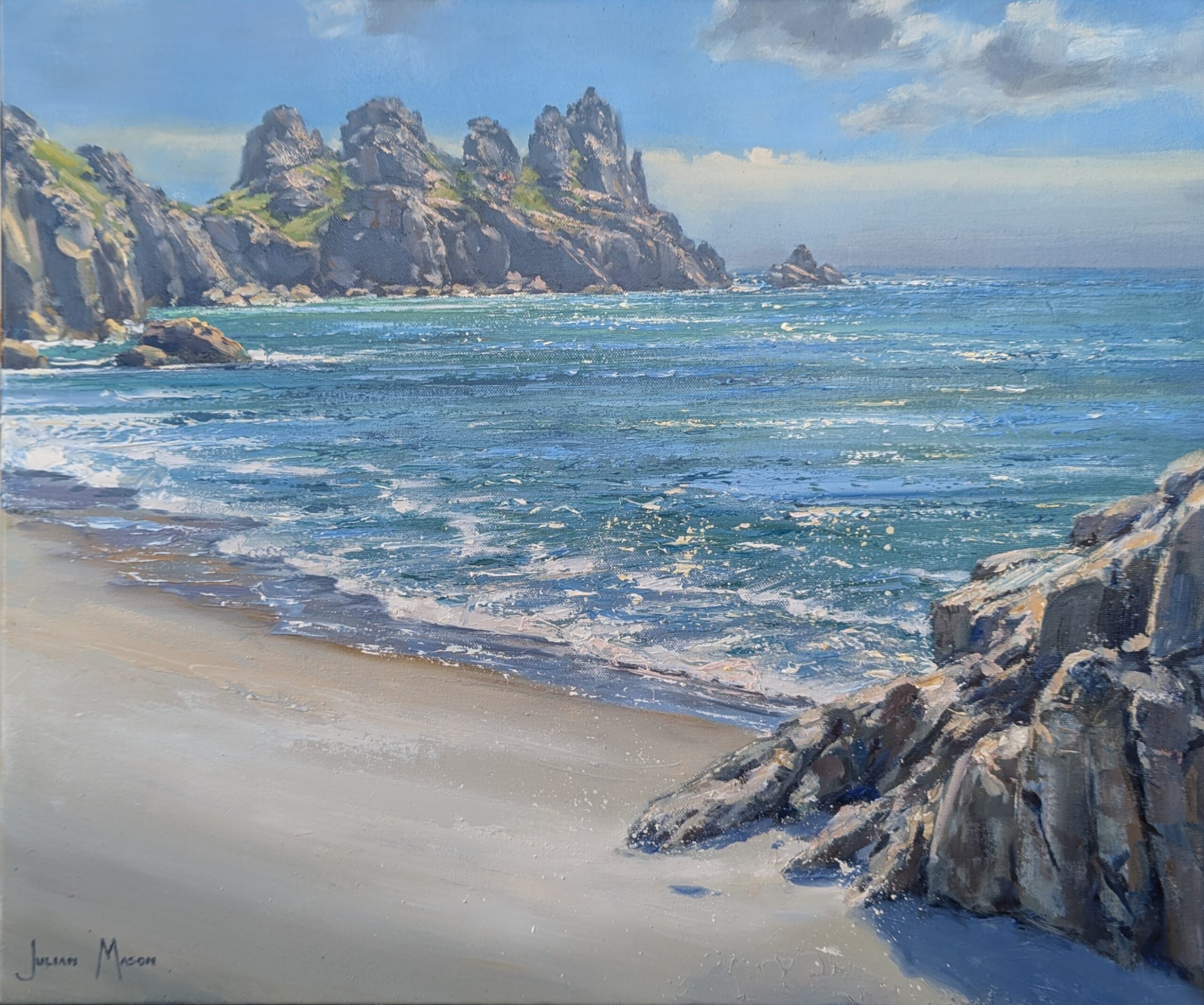 Julian Mason - Logan Rock, Porthcurno