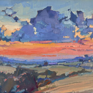 Ben Taffinder - Summer Evening above Merrose