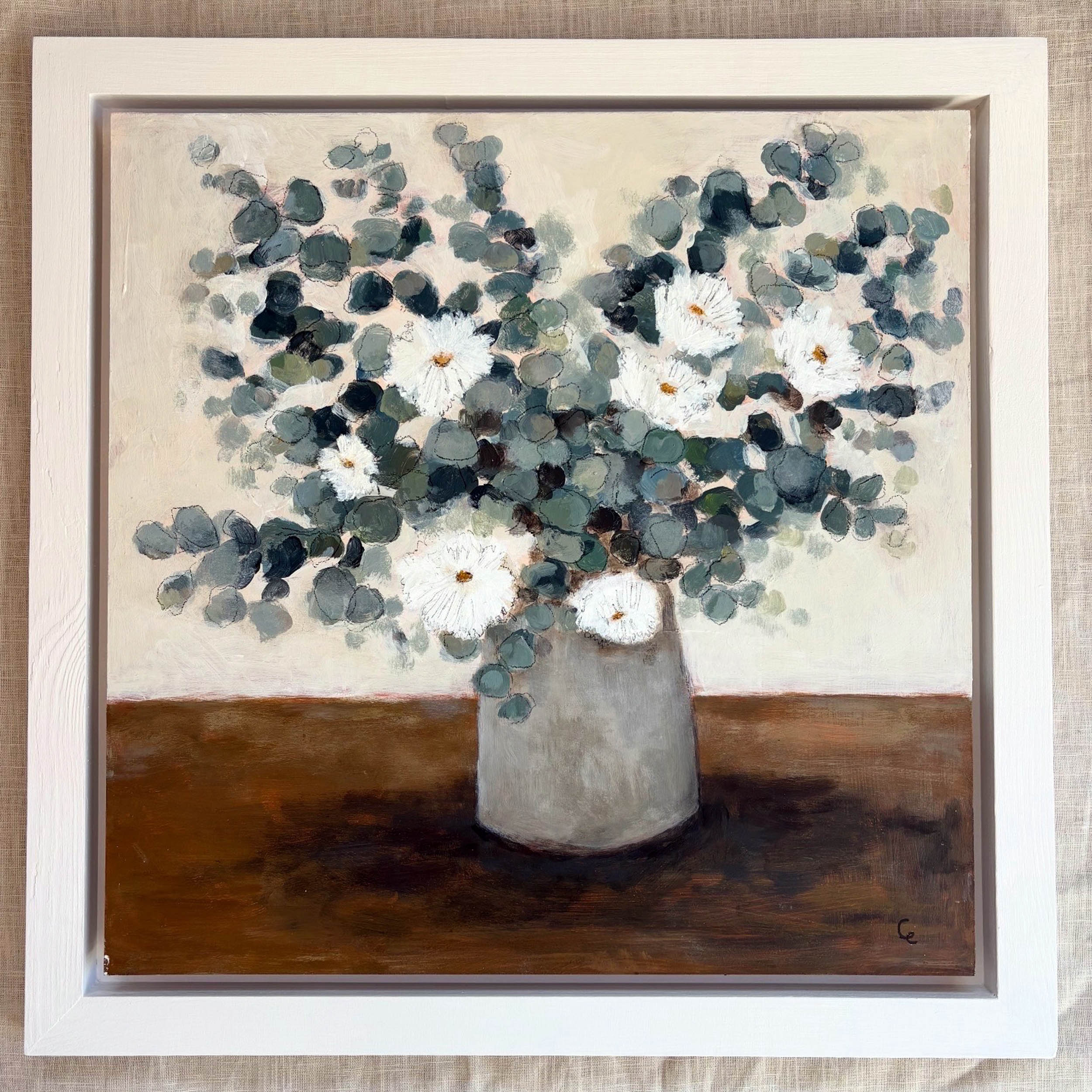 Chloe Elliott - White Flowers and Eucalyptus - Image 4