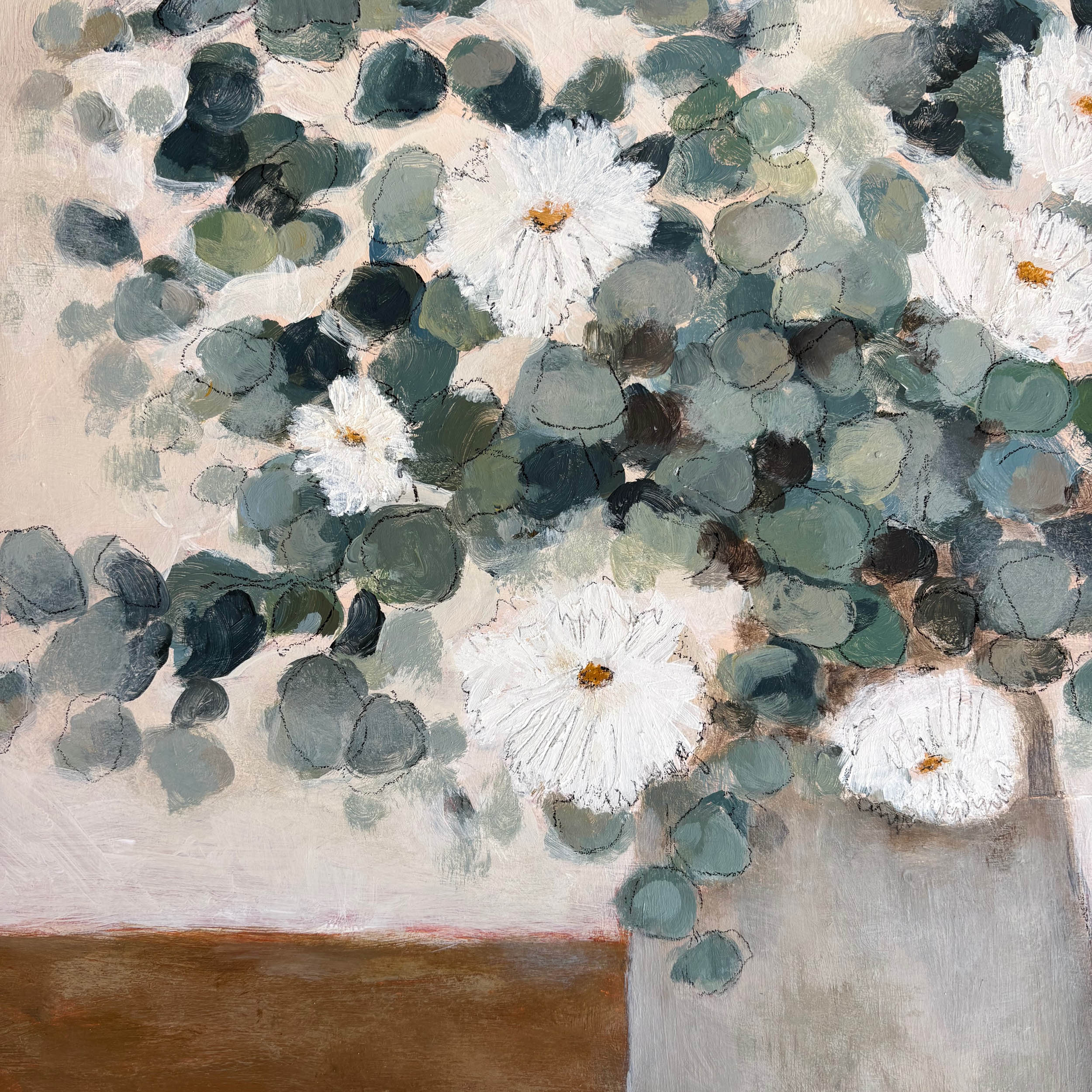 Chloe Elliott - White Flowers and Eucalyptus - Image 3
