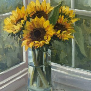 Penny German - Sunflowers in the Shelter