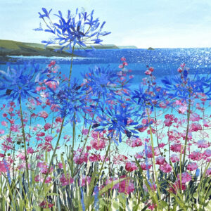 Claire Henley - Agapanthus and Valerian